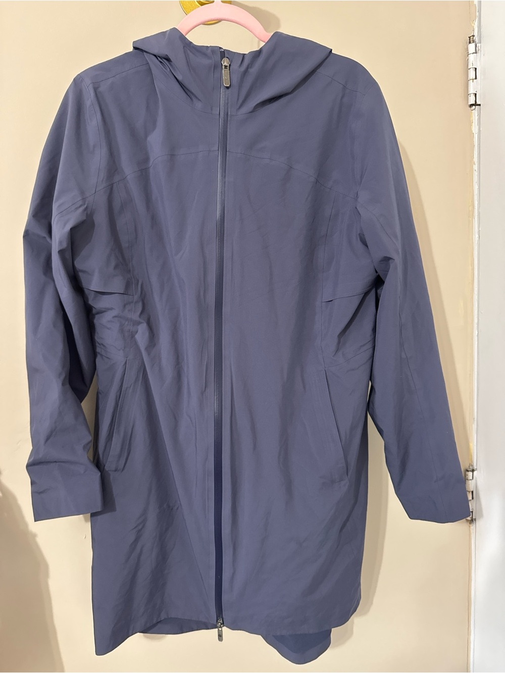 lululemon athletica Hooded Trench Coat in Slate